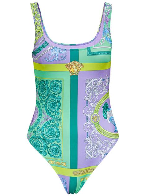 versace one piece bathing suit.